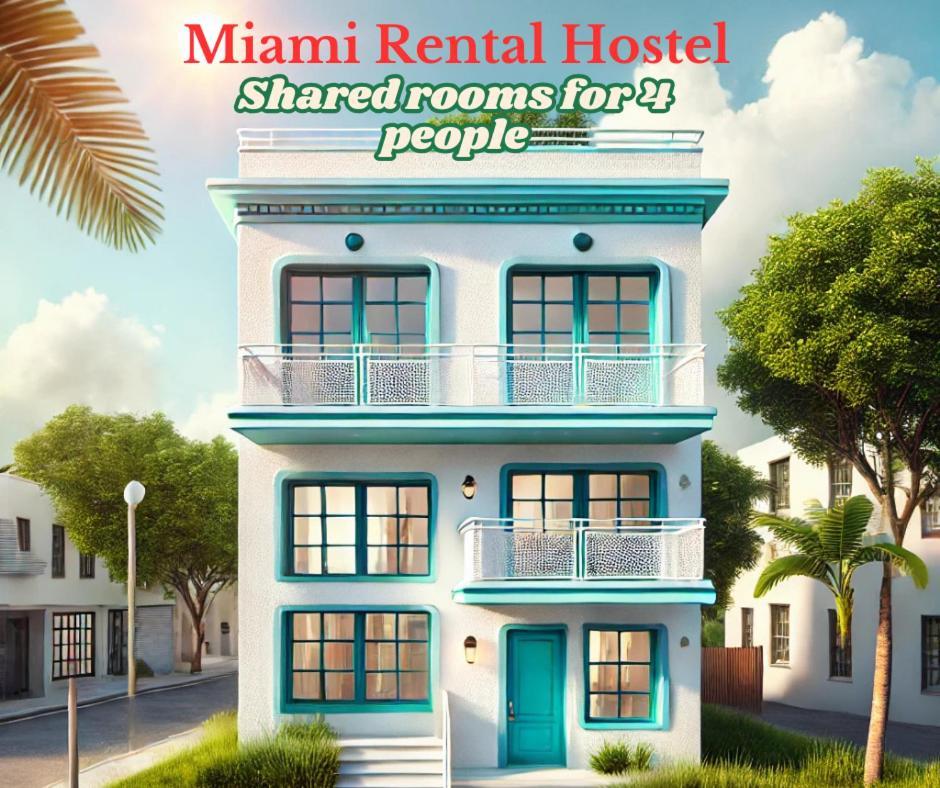 103 Miami Shared Rooms For Men Central Comfortable, Affordable Eksteriør bilde